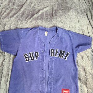 Supreme Corduroy Baseball Jersey